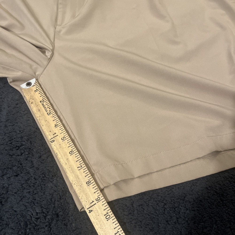 reebok favorite golf shorts men's 46 beige pleated‎ 8.5" inseam - Picture 4 of 9